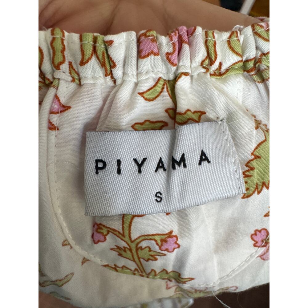 Floral Ruffle Trim Pajama Set - Picture 6 of 8